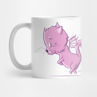 Flying Dragon Kitten Mug